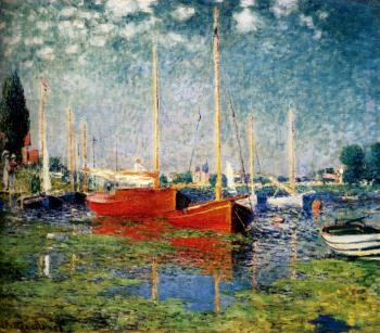 Claude Oscar Monet : The Red Boats, Argenteuil